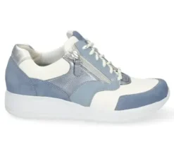 Durea - Wijdte E - 6279 1490 - Blauw - Stretch - Uitneembaar voetbed