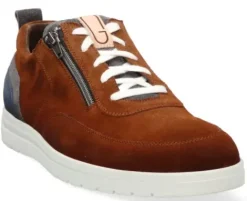 Gijs Go - Wijdte H - 2079 205 - Cognac - Uitneembaar voetbed