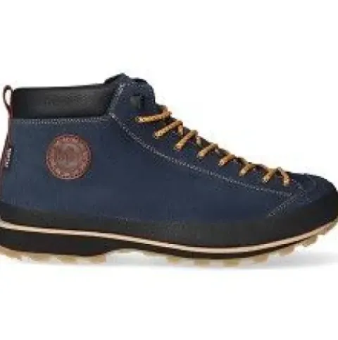 Lomer - Bio Naturale Mid MTX - 50085 A08 - Blauw - Uitneembaar voetbed