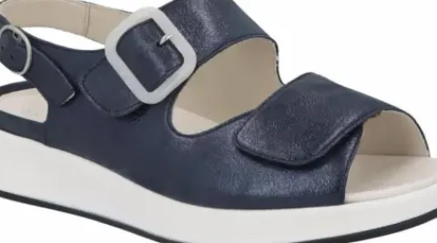 Solidus - Wijdte K - 79104 80722 - Blauw - Uitneembaar voetbed